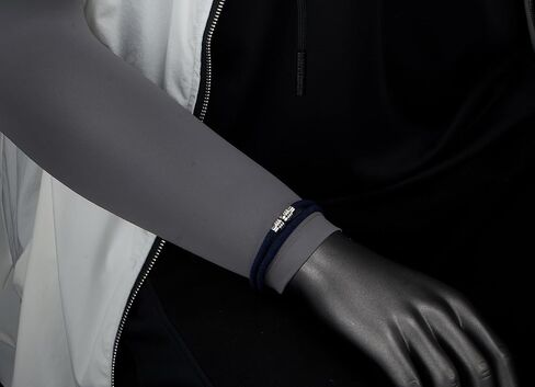 COOLSTEELANDBEYOND Double-Lap Navy Blue Marine Yacht Rope Bracelet, Mens Womens Wristband Wrap Bracelet, Magnetic Clasp in Saudi Arabia