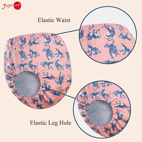 Joyo roy 6Pcs Waterproof Cloth Diaper Cover Reusable Plastic Training Pants for Toddlers Diaper Covers for Boys Leak Proof Rubber Underwear for Potty Training Plastic Underwear for Toddlers 5T in Saudi Arabia