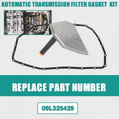 Automatic Transmission Filters Kit Compatible with 2004-2011 Audi A4 A6 A8 RS4 S4 2004-2006 VW Phaeton 1.8L 2.0L 3.0L 3.2L 3.6L 4.2L 5.0L 6.0L Replaces 09L325429 in Saudi Arabia