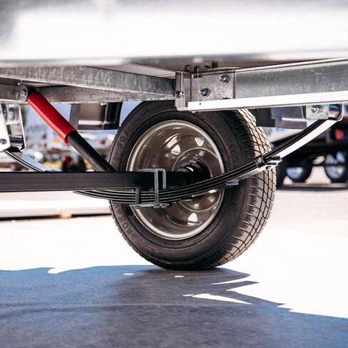 مجموعة مسامير على شكل حرف U مربعة، مسامير على شكل حرف U لمقطورة القارب مع غسالات وصواميل، لمحور 2x2 - 5 1/4 بوصة طول، مسامير على شكل حرف U لنوابض أوراق محور مقطورة القارب، مقطورة قارب شراعي، قطع غيار مقطورة السيارات (عبوة من قطعتين) in Kuwait