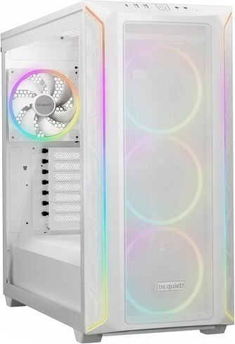 be quiet! Shadow Base 800 FX - ARGB - 4 Light Wings 140mm PWM Fans - Mid-Tower PC Gaming Case - 420mm radiators or E-ATX motherboards Support - Black - BGW63 in Saudi Arabia