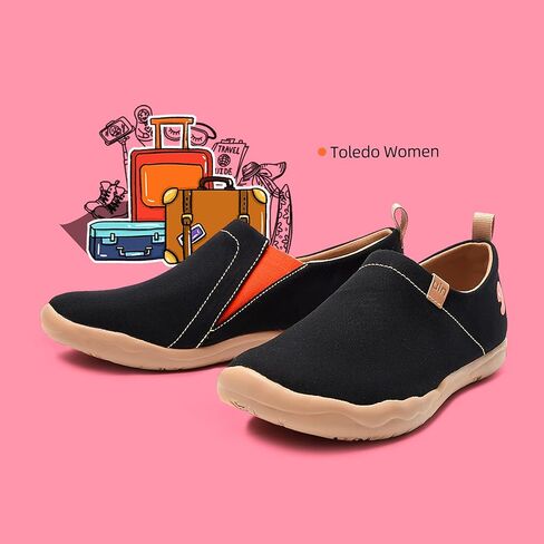 UIN Women's Art Travel Shoes Slip On Casual Cozy Loafers Lightweight Comfort Fashion Sneaker Toledo Ⅰ in Saudi Arabia