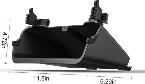 Under Screen Storage Box for Tesla Model Y Model 3 ABS Center Console Organizer with Silicone Pad for Model 3/Y Interior Accessories 2024-2020 in Saudi Arabia