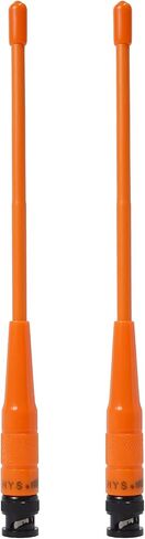 BNC Antenna HYS-701N Dual Band VHF/UHF 2M 70CM Antenna for ICOM IC-A14 IC-V8 Vertex HX300 HX320 Kenwood TK100 TK200 Handheld Radio(3PCS) in Kuwait