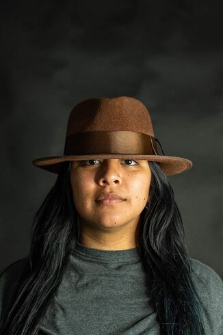 Adult Brown Adventurer Fedora Hat Mobster Felt Panama Gatsby Costume Accessory in Kuwait