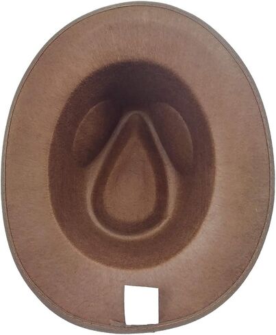 Adult Brown Adventurer Fedora Hat Mobster Felt Panama Gatsby Costume Accessory in Kuwait