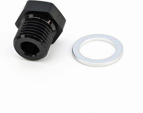 Reducing Bush Female 1/8 NPT to Male Metric M14 x 1.5mm Adapter Aluminum Black in Saudi Arabia