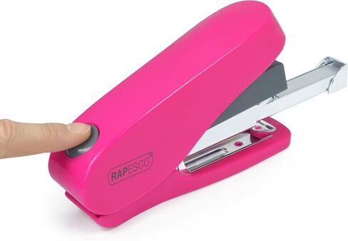 Rapesco 1468 Luna Less Effort Stapler with 2000 Staples, 50 Sheet Capacity, Hot Pink in Saudi Arabia