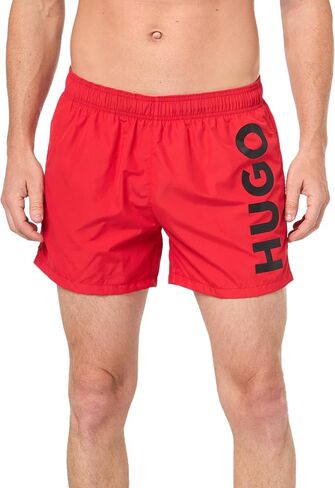 HUGO Men's Vertical Logo Swim Trunks in Saudi Arabia