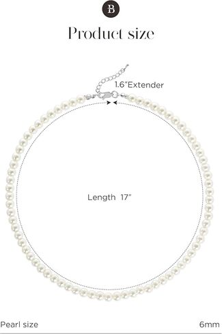 جولة تقليد اللؤلؤ قلادة لؤلؤة الزفاف للهدايا مجوهرات العرائس in Kuwait