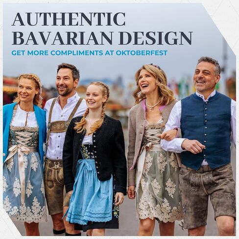Lederhosen للرجال - جلد طبيعي أصلي من Lederhosen الألماني للرجال، زي مهرجان أكتوبر - قصير بني فاتح in Kuwait