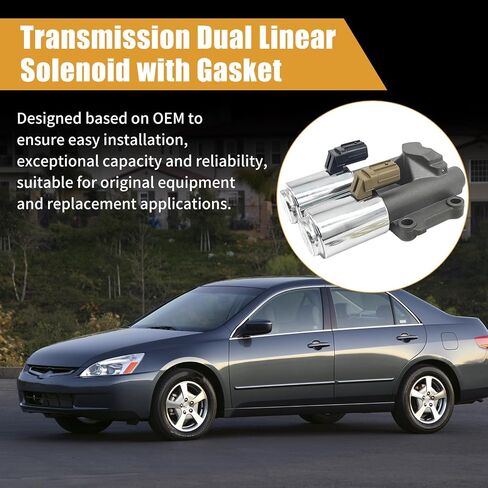 28260-RPC-004 Transmission Clutch Dual Linear Shift Solenoid Valve Replacement for Honda Civic 2006-2011 Honda Fit Base 2007-2008 in Saudi Arabia