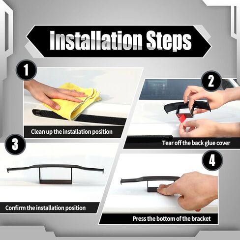 3 قطع جناح خلفي صغير لصندوق السيارة، مقاس 6.6 بوصة، نسيج من ألياف الكربون مخصص لتزيين جناح الذيل المعدل GT، بدون ملحقات خارجية مثقوبة، عالمية لمعظم السيارات (أسود) in Kuwait