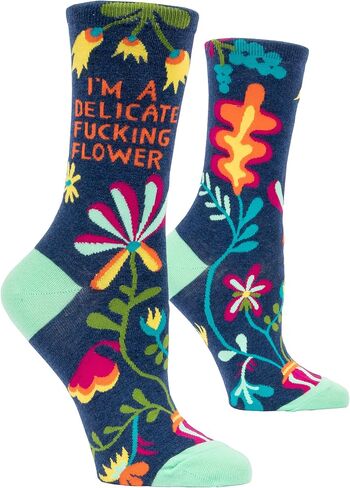 Blue Q Women's Novelty Crew Socks - (Womens Size 5-10) in Saudi Arabia