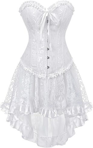 Steampunk Corset Skirt Party Showgirl Corsets Bustiers for Women in Saudi Arabia