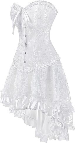 Steampunk Corset Skirt Party Showgirl Corsets Bustiers for Women in Saudi Arabia
