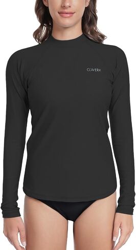 Rash Guard for Women Long Sleeve Swim Shirt UPF 50+ UV Protection Sun Shirt Swimsuit Top Bathing suit in Saudi Arabia