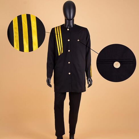 African Suits for Men Single Breasted Embroidery Jacket and Pants 2 Pieces Set Formal Outfits in Saudi Arabia
