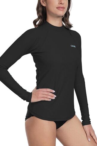 Rash Guard for Women Long Sleeve Swim Shirt UPF 50+ UV Protection Sun Shirt Swimsuit Top Bathing suit in Saudi Arabia