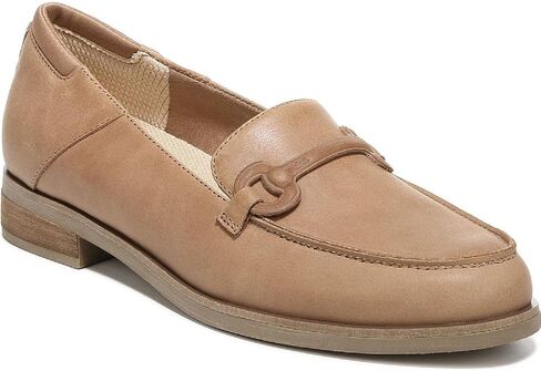 Dr. Scholl's Shoes Womens Avenue Leather Slip on Loafers Tan 9 Medium (B,M) in Saudi Arabia