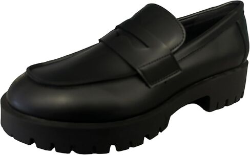 حذاء بدون كعب للسيدات من Steve Madden باللون الأسود مقاس 7.5 in Saudi Arabia