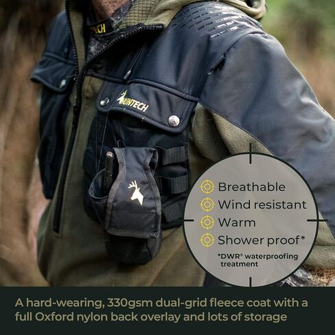 Butcher Hunting Jacket - Deer, Wild Boar Hunting Clothes For Men - Green and Camo in Saudi Arabia