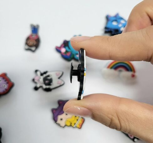 Cartoon Gabby and Cats Shoe Decoration Charm 10PCS Set in Saudi Arabia