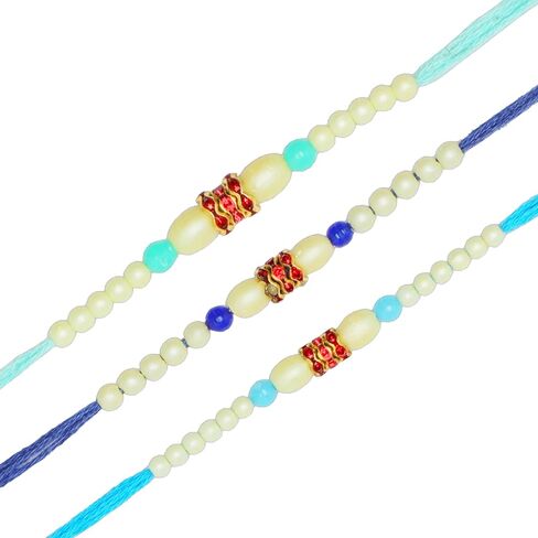 Set of 6 Rakhi for Brother Rakhi Thread for Bhai Bhabhi Bhaiya and Bhatiji veera Raksha Bandhan Rakhi Set Dora Bracelet Kalwa with gift Pack for Brother Sister Indian Traditional Festival Rakhi in Saudi Arabia