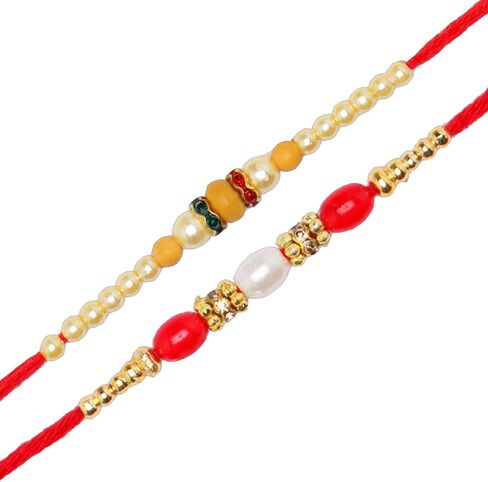 Set of 6 Rakhi for Brother Rakhi Thread for Bhai Bhabhi Bhaiya and Bhatiji veera Raksha Bandhan Rakhi Set Dora Bracelet Kalwa with gift Pack for Brother Sister Indian Traditional Festival Rakhi in Saudi Arabia