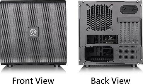 Thermaltake Core V1 Snow Edition SPCC Mini ITX Cube Computer Chassis CA-1B8-00S6WN-01, White in Kuwait