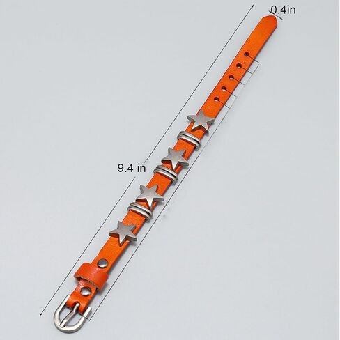 Choistily Leather Bracelet for Women Grunge Bracelets Stackable Leather Bracelets Boho Layered Bracelets Star Wrap Bracelets Braided Cuff Bracelets Set in Saudi Arabia