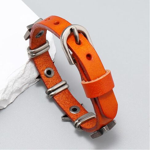 Choistily Leather Bracelet for Women Grunge Bracelets Stackable Leather Bracelets Boho Layered Bracelets Star Wrap Bracelets Braided Cuff Bracelets Set in Saudi Arabia