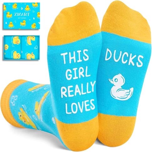 Zmart Cute Animal Socks for Girls; Turtle socks Rubber Duck Socks Foxes Socks Gifts For Kid in Saudi Arabia