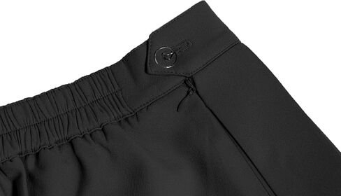 SANGTREE Toddler Little & Big Girls' Solid Plain Pleated Skort School Uniform Shorts Skirt with Pockets, Black, 8-9 Years/Height 55.1" = Tag 140 in Saudi Arabia