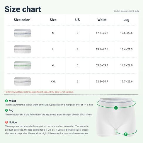 Mesh Underwear Postpartum High Waist Disposable Mesh Panties Post C-Section Recovery Maternity Panties for Women, Hospital Recovery, C section Underwear for Women(4PCS,XXL) in Saudi Arabia