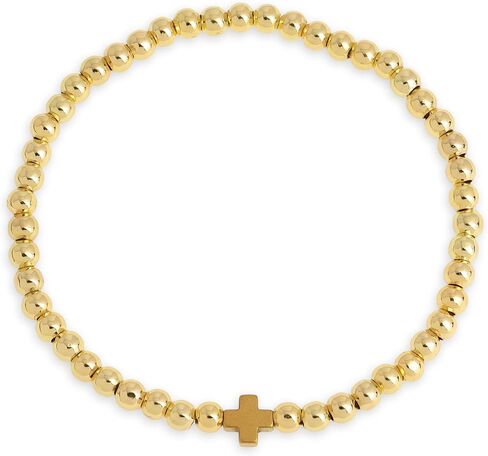Gold beaded Pearl Heart Bracelets for Women, Cute Handmade Stackable Boho Beads Ball Friendship stretch Bracelet Summer Beach Jewelry Gift in Saudi Arabia