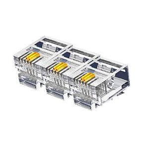 VIVOCH 100 Pcs RJ11 RJ12 6P6C Telephone Connectors, RJ11 RJ12 6P6C Telephone Modular Plugs