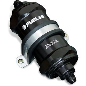 818011 Black 10 Micron Standard Length In-Line Fuel Filter,Small