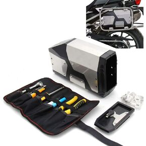 GUAIMI Motorcycle Stainless Steel Box Toolbox Gear Box Compatible with R1200GS LC/ADV 2013-2018 R1250GS/ADV R1200GS/ADV 2005-2013