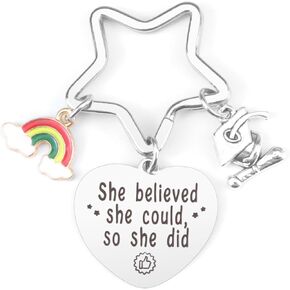 Graduation Gifts, Graduation Gifts for Her 2024, Inspirational Gifts for Women, Graduation Keychain Friend Gifts