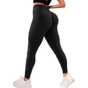سروال يوجا ضيق للنساء لتضخيم كونتور يغطي الرجل سلس اليوغا تجريب الصالة الرياضية الغنيمة رفع الجوارب in Kuwait