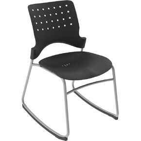 Learniture LNT-TSU1045BK-SO Ballard Rocker Chair, Black