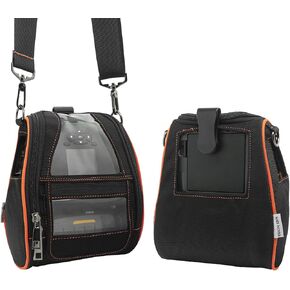 Soft Carrying Case for Zebra ZQ630 QLN420 Mobile Thermal Printer - 2024 Upgrade Case Holster with Shoulder Strap and Belt Clip - Portable Carry Accessories P1050667-017 ZEB-P1050667017