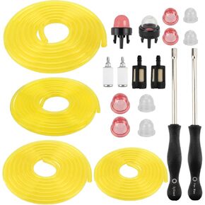 4 Size 4 Feet Long Small Engine fuel line hose, 530095646 Fuel filters, ZF-1 Fuel filters, Snap in Primer Bulb, 188-12 Primer Bulb, Carburetor Adjustment Tool