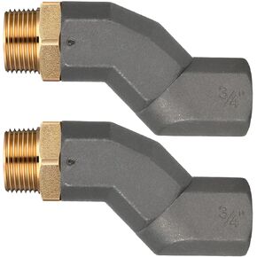 2 قطعة 3/4 بوصة NPT موصل دوار لخرطوم الوقود، موصل دوار 360 درجة لفوهة الوقود، موصل خرطوم دوار، دوار متعدد المستويات للديزل والبنزين in Kuwait