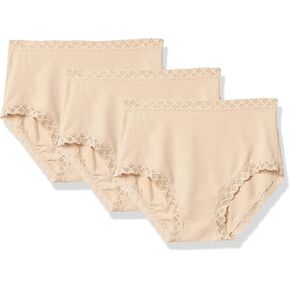 Natori Women's Bliss Cotton Full Brief 3-Pack