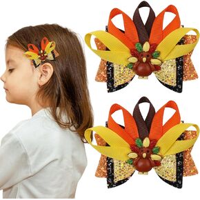 Christmas Bow Clip Green Buffalo Plaid Hair Clip Xmas Hair Accessories for Girls Baby Hair Clips Alligator Clip Non-slip Christmas Holiday Gift for Hair 2PCS