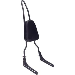 مسند ظهر سيسي بار مع وسادة مريحة متوافقة مع Harley Softail Slim FLSL Deluxe FLHC FLHCS FLDE Street Bob FXBB 2018-2021 (أسود) in Kuwait