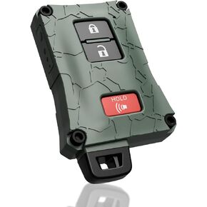 Tacoma Accessories Key Fob Case Cover Upgrade- for Toyota Tacoma 16-23 3rd Gen - Tundra and 4Runner 20-21 3rd Gen Accessories - Fits Keyless Remote Check Fitment USA Made (Quicksand, Black Screws)