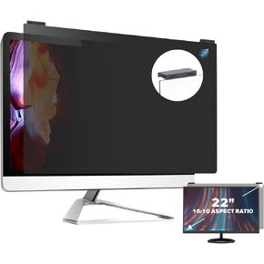 Verponity HD Laptop Privacy Screen 15.6 Inch, Removable Matte Anti-Glare 16:9 Aspect Laptop Screen Privacy Shield Compatible with Lenovo/HP/Dell/Asus, Blue Light Blocking Privacy Filter